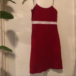 red, white stripe brandy melville mini dress